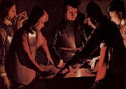 Dice players Georges de La Tour